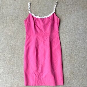 Trina Turk Barbie Pink Vintage Mini Sleeveless Dress Size 6